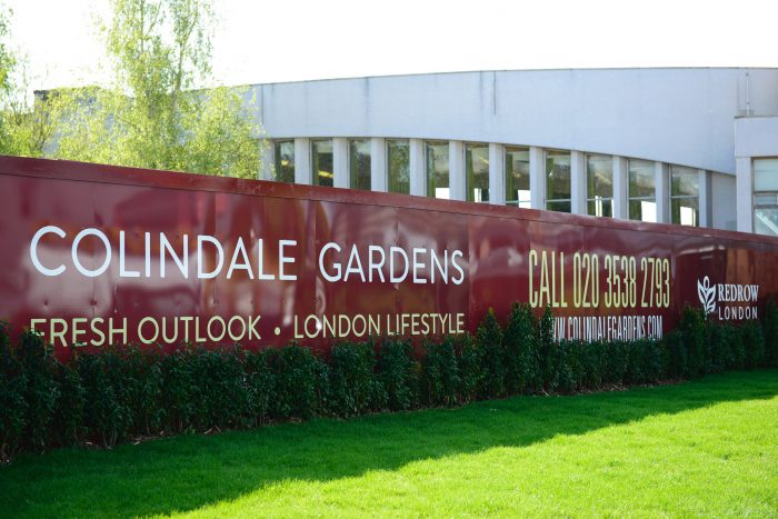 Colindale Advertising branding hoardings