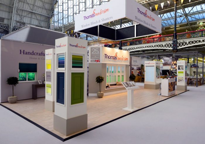 Exhibition Stand design and build for thomas sanderson
