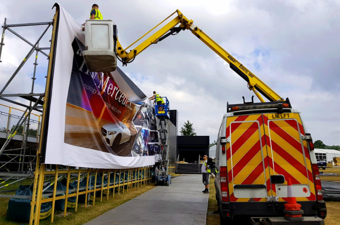 Event Planning - Installation & Removal of Signage at Goodwood