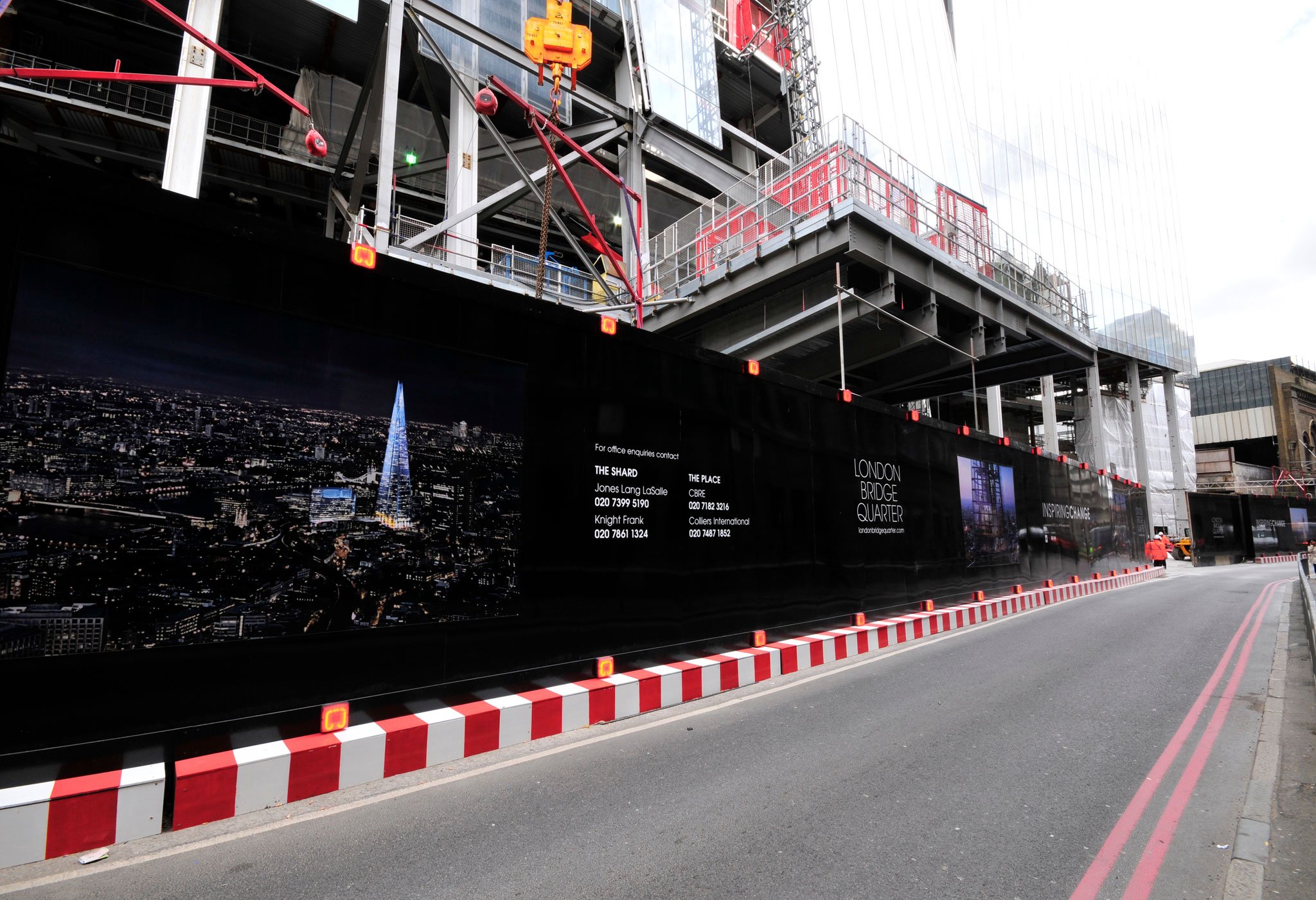 The Shard advertising hoarding by Octink